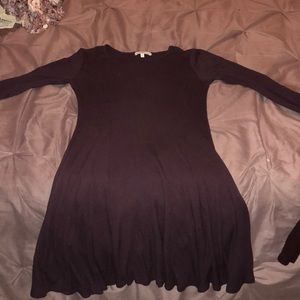 Long sleeve flare dress